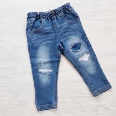 ブリーズ ダメージデニムパンツ ズボン 90㎝