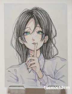 手描きイラスト コピック 原画 アナログイラスト