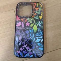 Casetify フラワーパターン iPhone15ケース　ケースティファイ