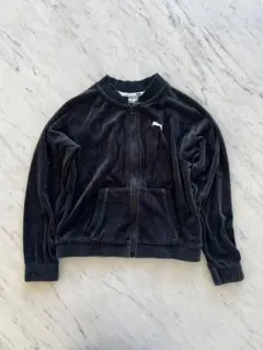 【美品】PUMAジュニア150cmジャージ上 ベロア 黒