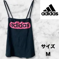 新品未使用 adidas アディダス ロゴ キャミソール ネイビー 紺 Mのサムネイル