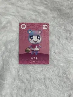 흔들림 동물의 숲 amiibo 카드 미스즈 430