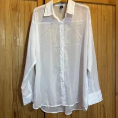 Dazy ホワイト 長袖シャツ M