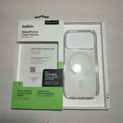 Belkin iPhone 17 Pro対応 クリアケース