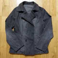 COMME CA ISM ブラック デニムジャケット Gジャン Lサイズ