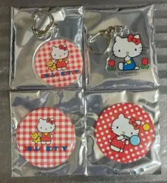 サンリオ 缶バッジ・アクリルキーホルダー ハローキティ