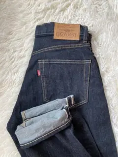 【美品】GOWEST スリムフィット ダークブルーデニム　セルビッチ　赤耳