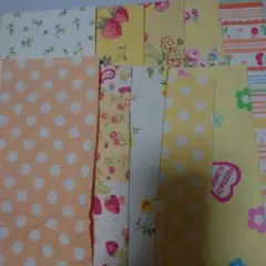生地　YUWA 　小さなハギレ　スラブ洗い　10枚セット