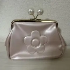 MARY　QUANT花モチーフ サテン ポーチ