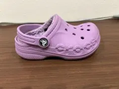 クロックス　バヤ ラインド クロッグ トドラー　パープル※右足のみ