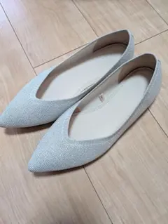 GU ウォッシャブルニットフラットシューズ 24.5cmのサムネイル