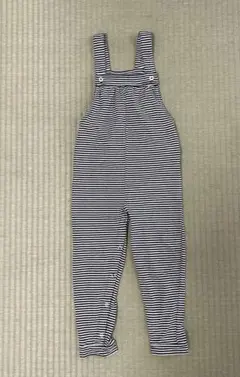 MINGO ストライプ オーバーオール