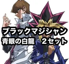 遊戯王　ブラックマジシャン　青眼の白龍　デッキ　2セット　本格構築