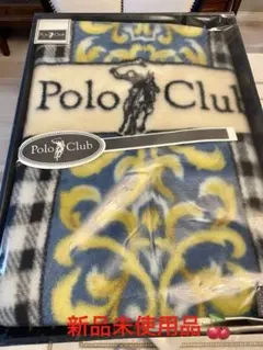 Polo Club アクリル毛布 140cm×200cm シングルマイヤー毛布