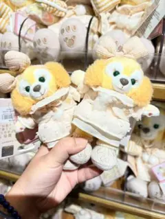 新作　上海ディズニー　リラックス　クッキーアン　ぬいぐるみキーチェーン