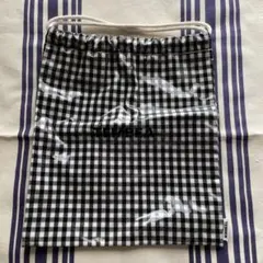 TEMBEA ギンガムチェック 巾着バッグ