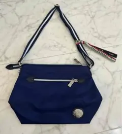 新品 オロビアンコ ANA機内限定 オリジナル 牛革ショルダーバッグ ブルー