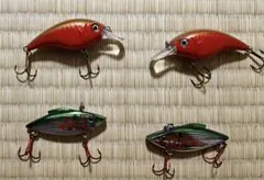 バイブレーション 4個セット ラトル音内蔵 シーバス ブラックバス 海淡水兼用のサムネイル