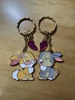 東京ディズニーリゾート ペアキーチェーン とんすけ ミス・バニーのサムネイル