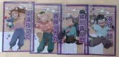 忍たま乱太郎　ナンジャ　クリアイラストシート　滝夜叉丸・綾部・浜・タカ丸　計4点
