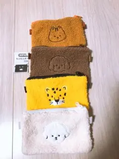mill and moi もふもふポーシェット ポーチ 4種セット
