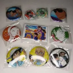 コナン　缶 バッジ 　10個セット　カプセルトイ