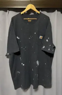 Carhartt Tシャツ 3XL ペイント加工 カスタム オーバーサイズのサムネイル