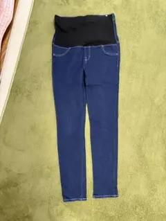 マタニティパンツ ダークブルー Sサイズ