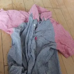 Yes Kids 半袖シャツ 140 赤青チェック