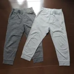 ユニクロ　ウルトラストレッチアクティブジョガーパンツ 120　２枚セット