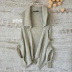 YEVS メッシュカーディガン ベージュのサムネイル