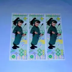 忍たま乱太郎 中在家長次 ロングステッカー ３枚セット