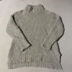 SLY スライ　グレー 長袖セーター ニット　ブークレー