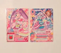アイカツ プリパラ 入場者特典 あかり&らぁら