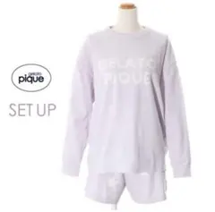 gelato pique ルームウェアセット 薄紫