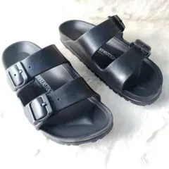 極美品　BIRKENSTOCK Arizona EVA Black 23cmのサムネイル