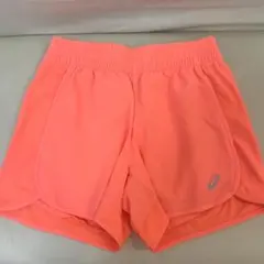 【chiari様限定】ASICS トレーニングショートパンツ 蛍光色 S