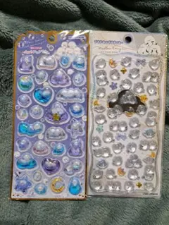 【正規品】シマエナガ プチドロップステッカー メロウアクアリウム