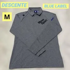 新品☆DESCENTE 【BLUE LABEL】メンズ　ゴルフ長袖シャツ