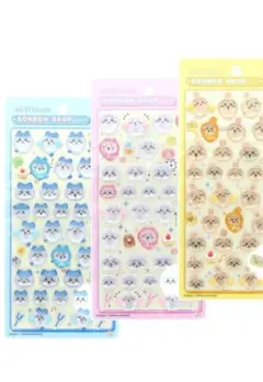 ちいかわはちわれうさぎのボンボンドロップシール