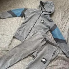 Nike スウェット上下　セットアップ◼︎140-150cmダークグレー/青