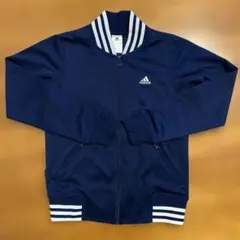 adidas ネイビー ジャージジャケット Mサイズ
