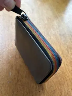 Paul Smith グレー 革財布　コンパクト