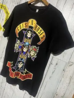 90s GUNS N' ROSES Tシャツ ガンズアンドローゼズ USA製 黒