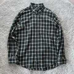 極美品　00s old uniqloチェックフランネルBDシャツ　XL y2k