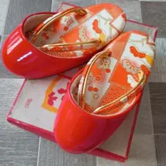 753 七五三 防寒草履 18cm 鈴付き