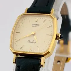 【電池交換済】 SEIKO Exceline レディース腕時計 新品ベルト