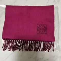 ロエベ バイカラー アナグラムマフラー