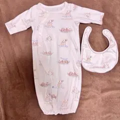 50-70cm ジェラピケ　2wayオール＆ビブセット