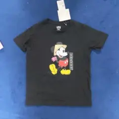 ミッキーマウスTシャツ黒